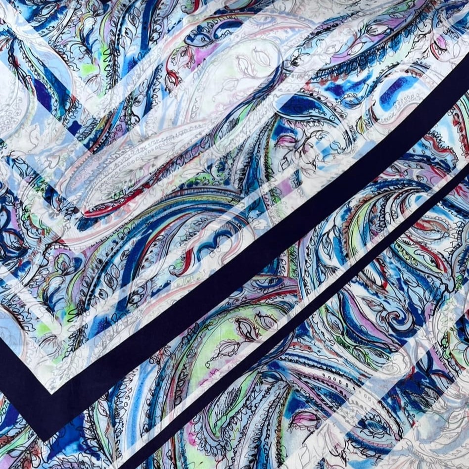 Ткань Alta Moda Итальянский рубашечный хлопок. Отрез 150 см