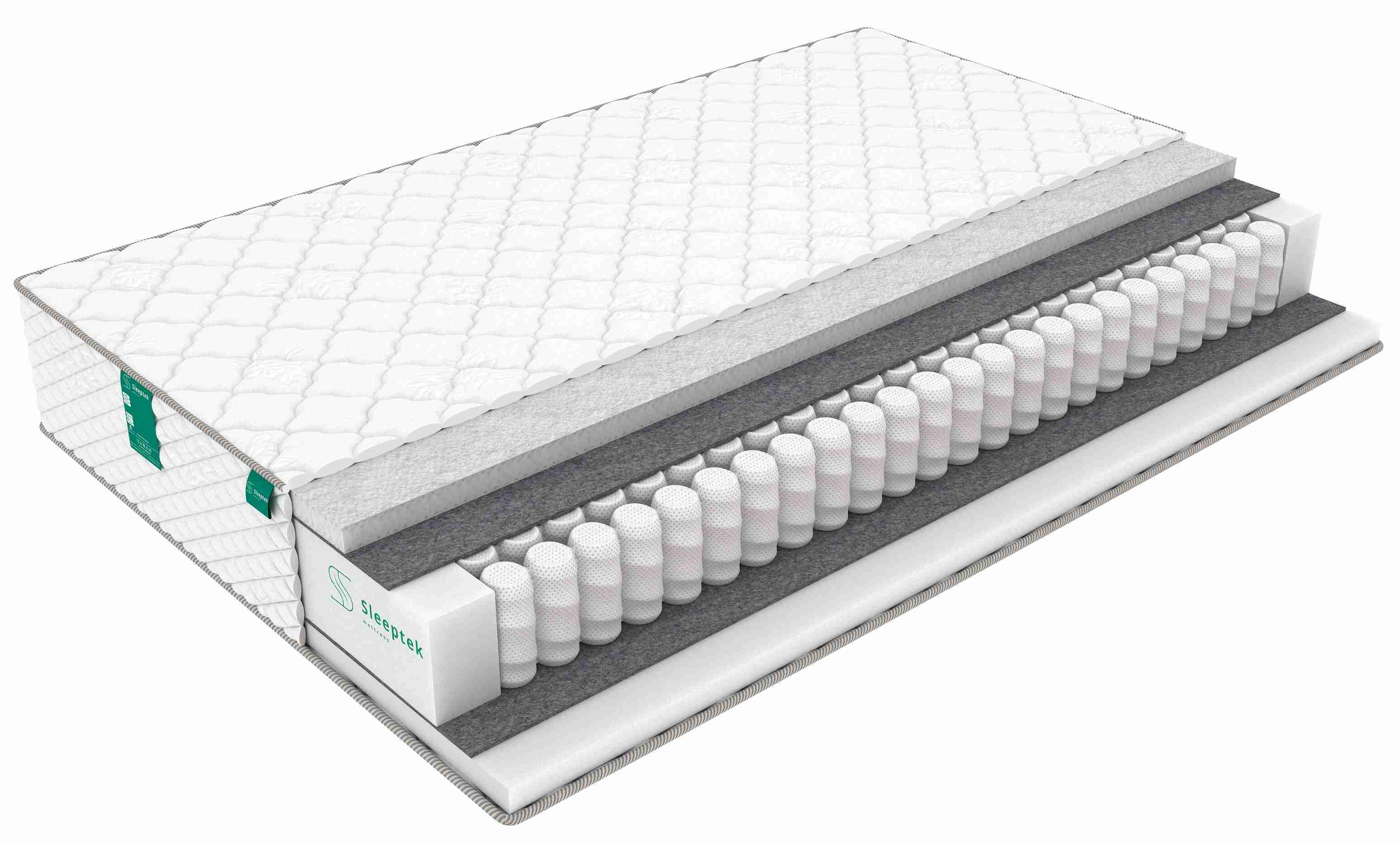 

Матрас пружинный Sleeptek Premier Strutto Foam/brdmtr472421 80х185, Белый, Premier Strutto Foam