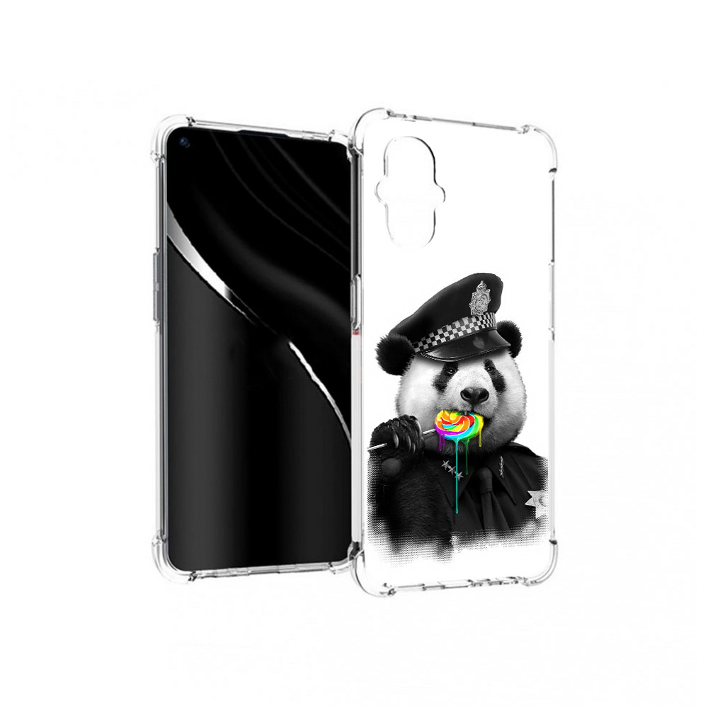 

Чехол MyPads Tocco для OnePlus Nord N20 5G Панда полиция (PT227047.135.130), Прозрачный, Tocco