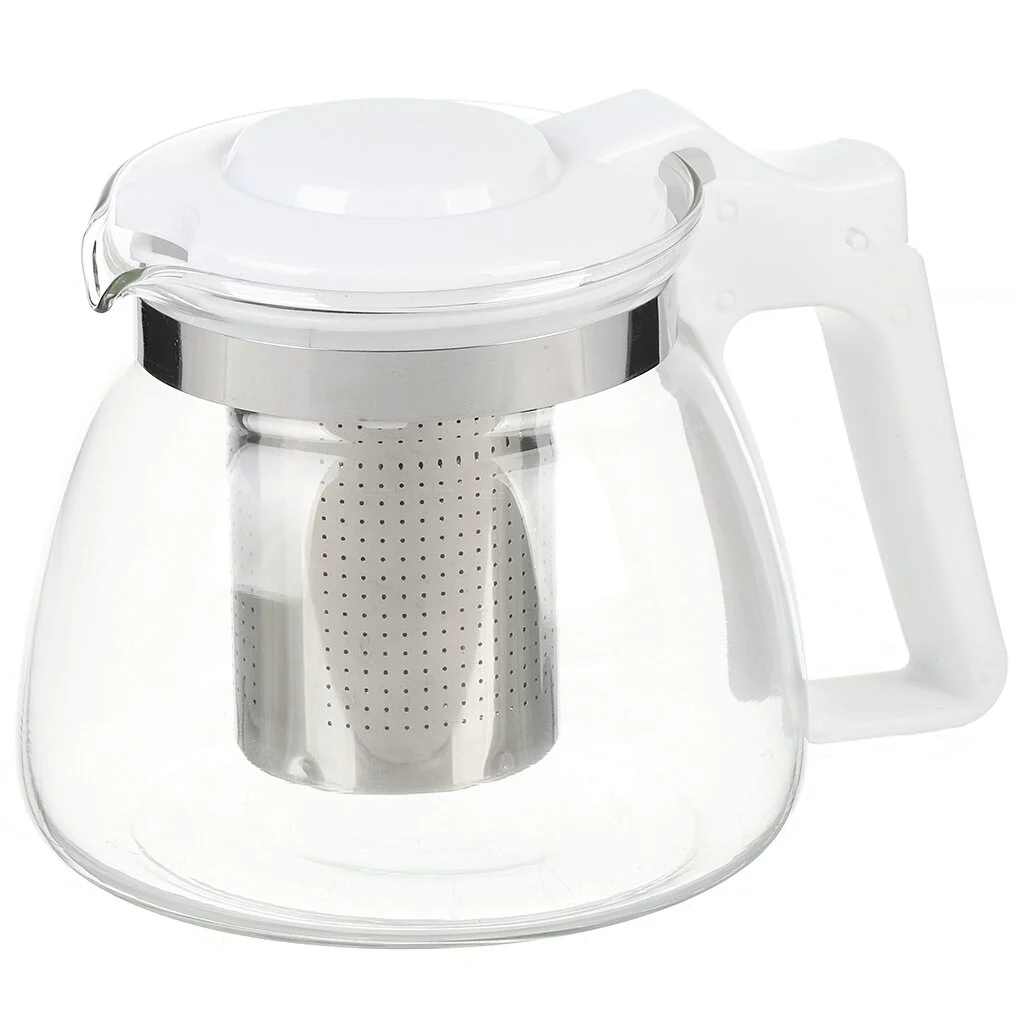 

Чайник заварочный Nouvelle Home 5261001 0.7 л стекло с фильтром, Прозрачный, Nouvelle Home