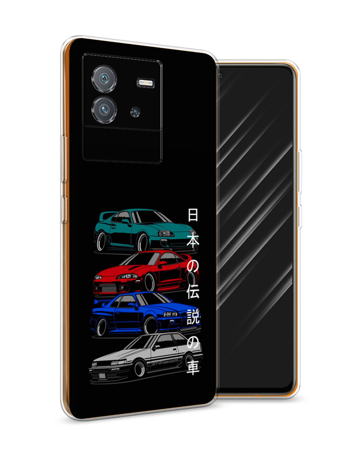 

Чехол Awog на Vivo iQOO Neo6 "JDM Legend cars", Разноцветный, 266850-5