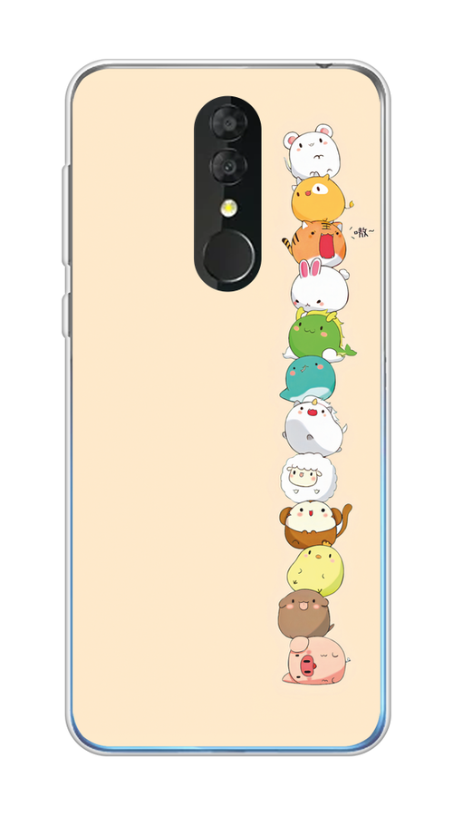 

Чехол Awog на Alcatel 3 5053Y (2019) / Алкатель 3 5053Y (2019) "Питомцы Чиби", Разноцветный, 170550-2