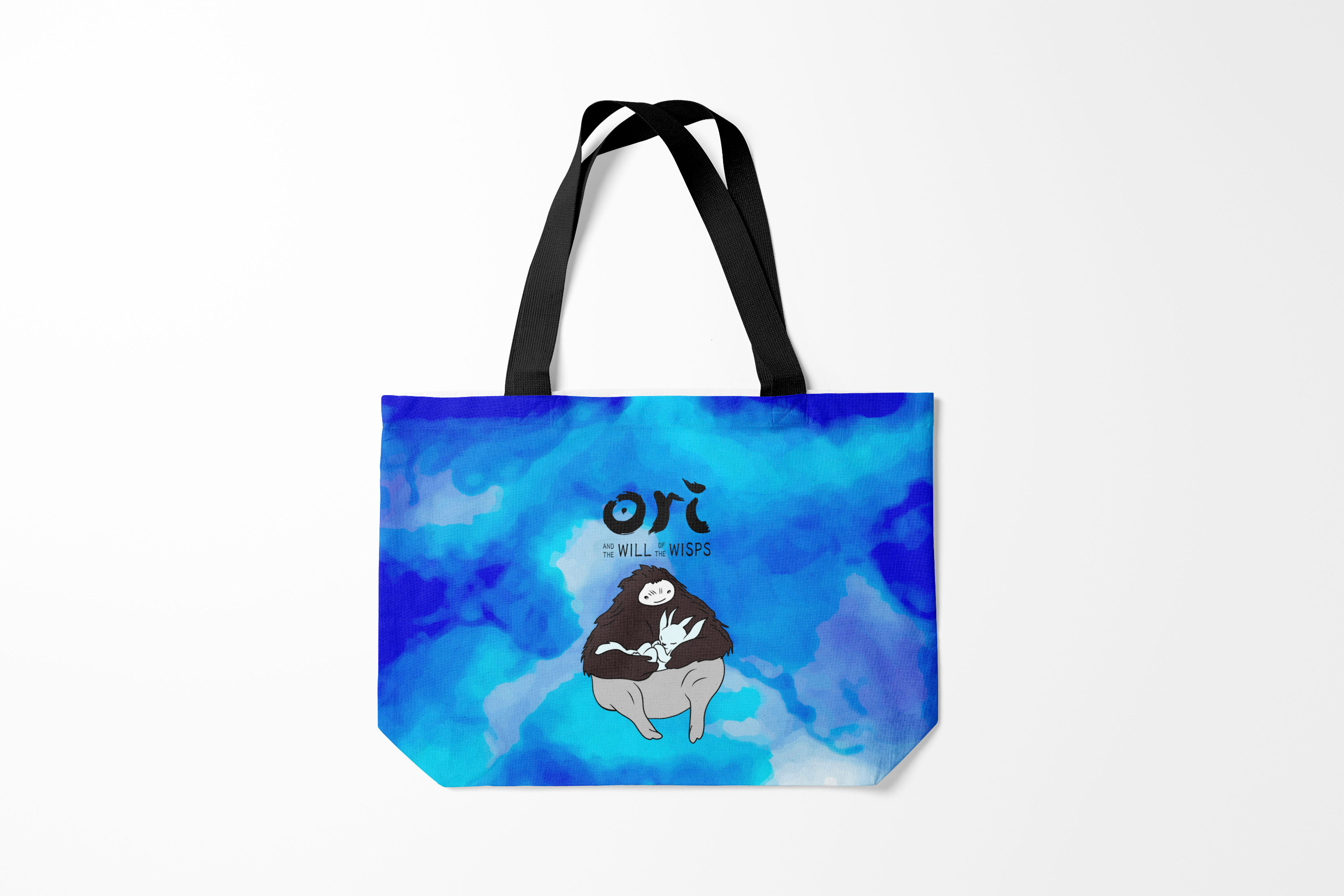 

Сумка шoппер унисекс Burnettie Ori and the will of wisps, голубой, Ori and the will of wisps