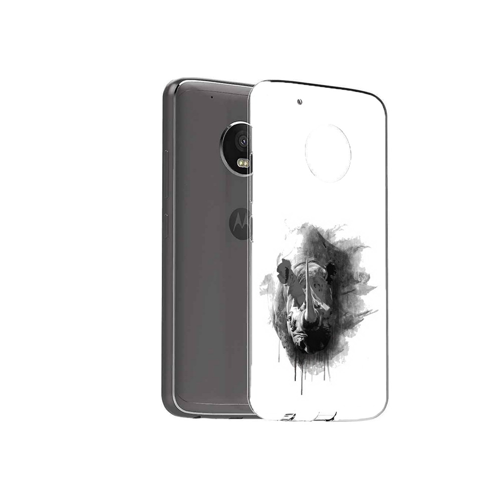 

Чехол MyPads Tocco для Motorola Moto G5 Plus носорог (PT67401.338.523), Прозрачный, Tocco