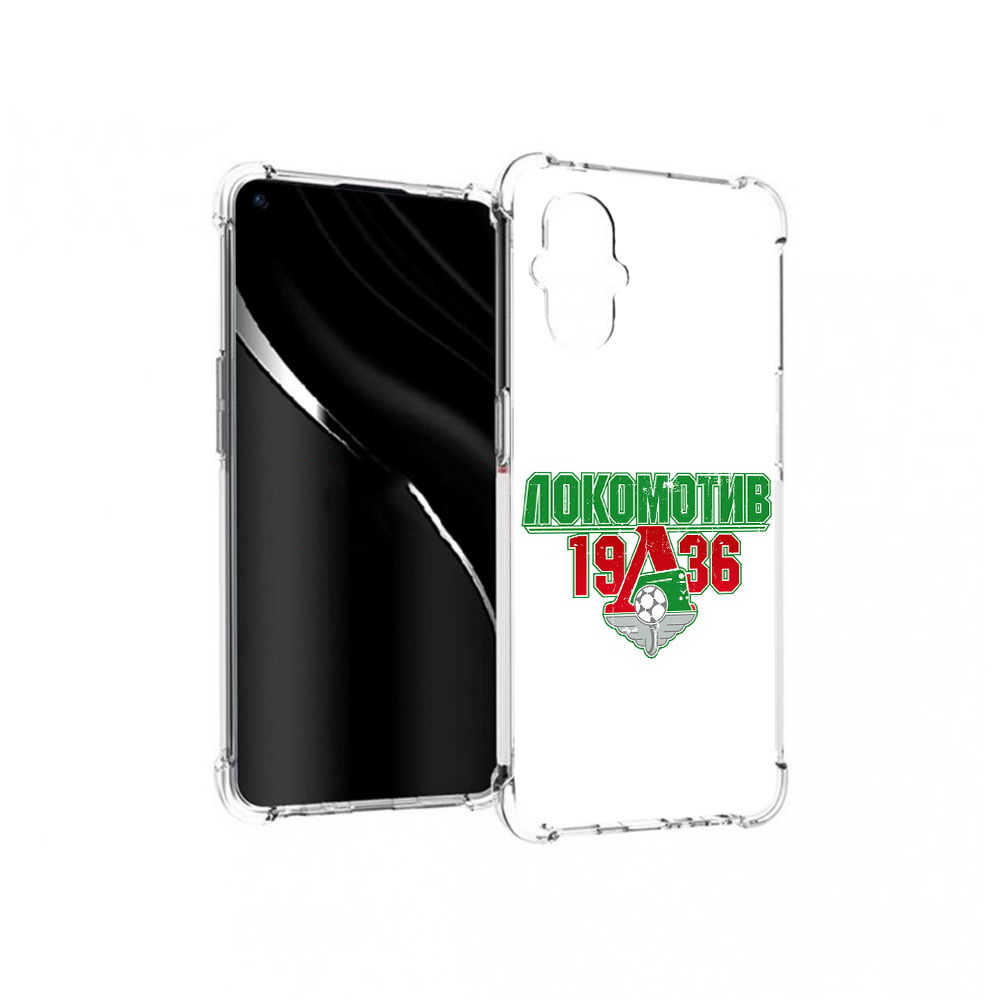 

Чехол MyPads Tocco для OnePlus Nord N20 5G ФК локомотив 1936 (PT227047.135.182), Прозрачный, Tocco