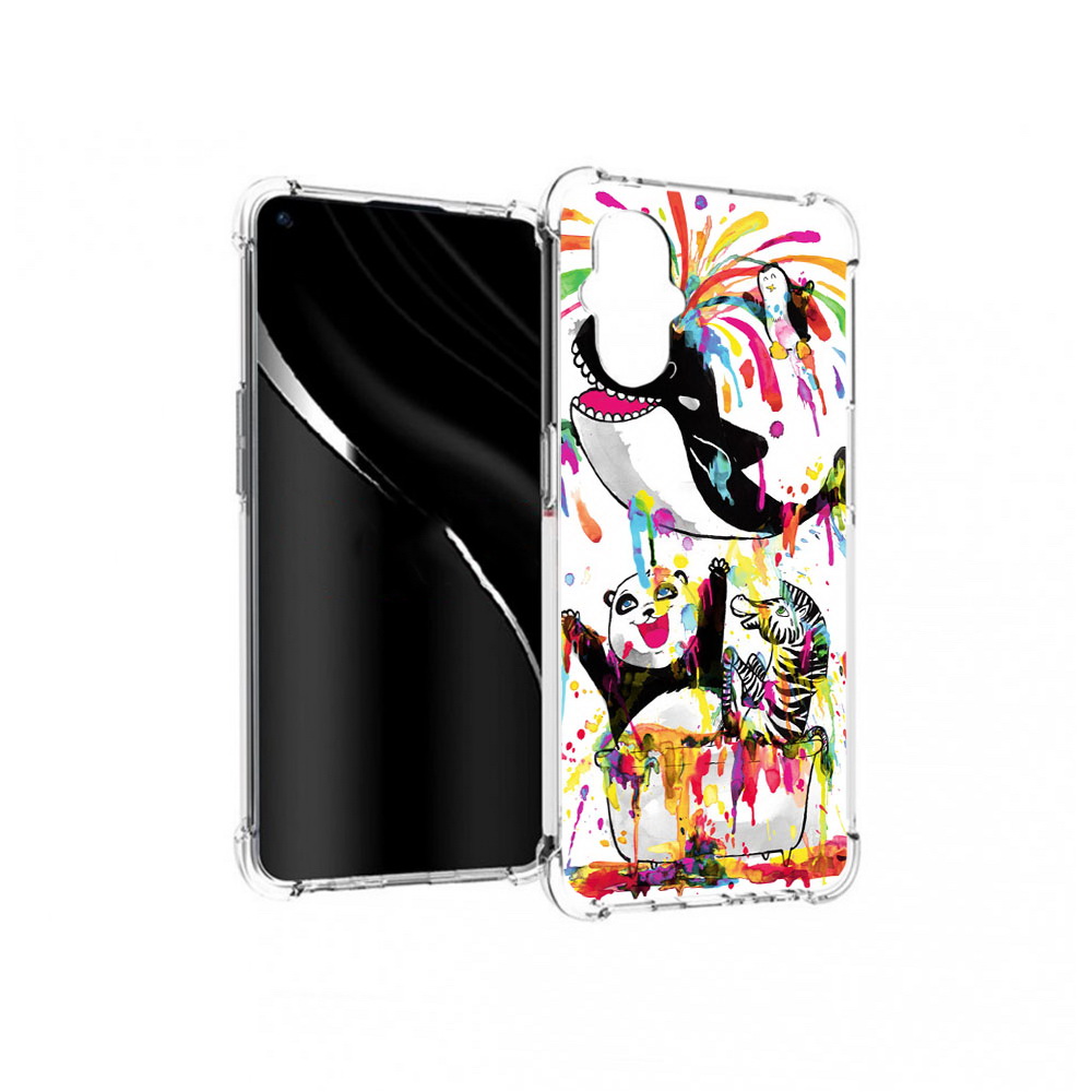 

Чехол MyPads Tocco для OnePlus Nord N20 5G Хиппи кит (PT227047.135.191), Прозрачный, Tocco