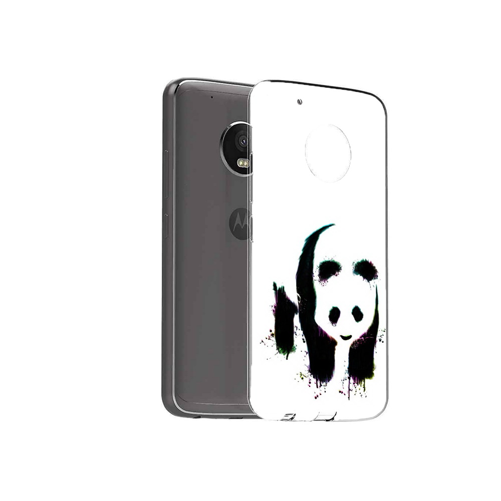 

Чехол MyPads Tocco для Motorola Moto G5 Plus панда в акварели (PT67401.338.532), Прозрачный, Tocco