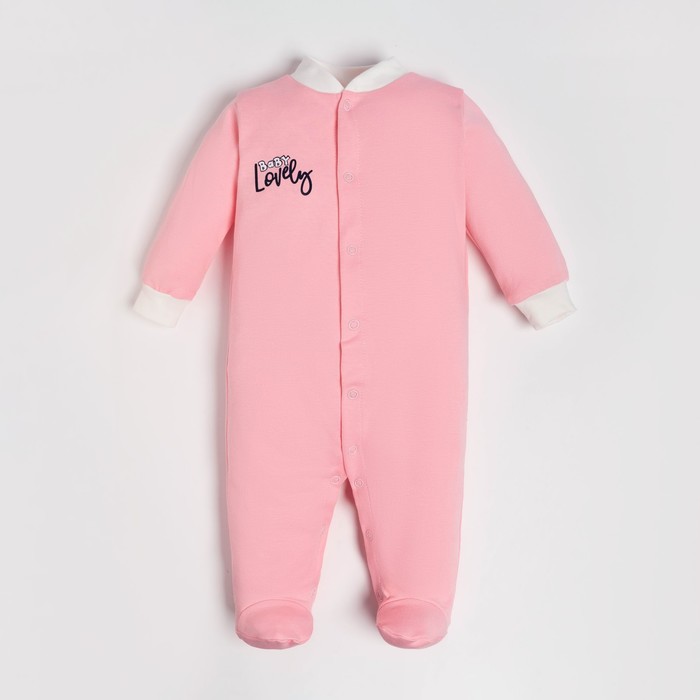 

Комбинезон детский, цвет розовыйbaby lovely, рост 68 см, Розовый