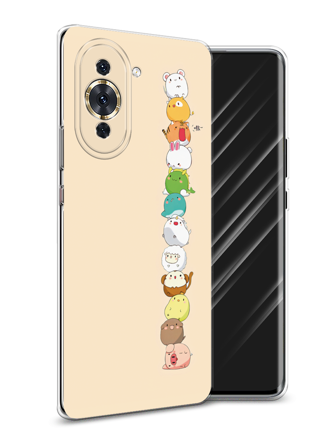 

Чехол Awog на Huawei Nova 10 Pro "Питомцы Чиби", Разноцветный, 6109050-2
