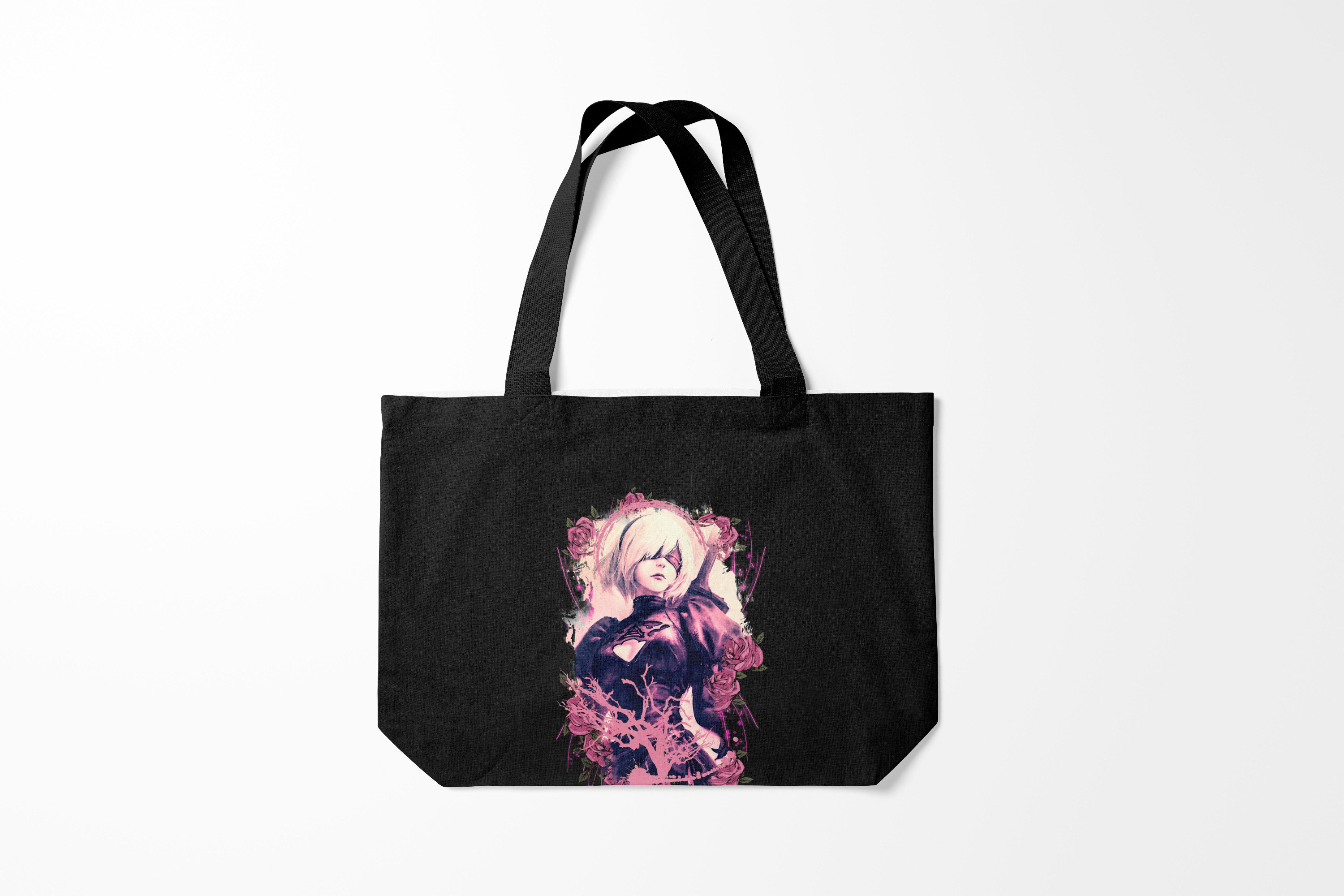 

Сумка шoппер унисекс Burnettie Nier 2B ROSES, черный, Nier 2B ROSES