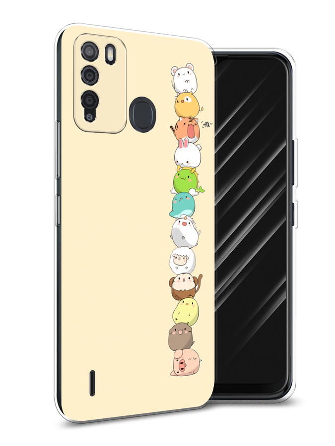 

Чехол Awog на Itel Vision 1 Pro "Питомцы Чиби", Разноцветный, 3200350-2