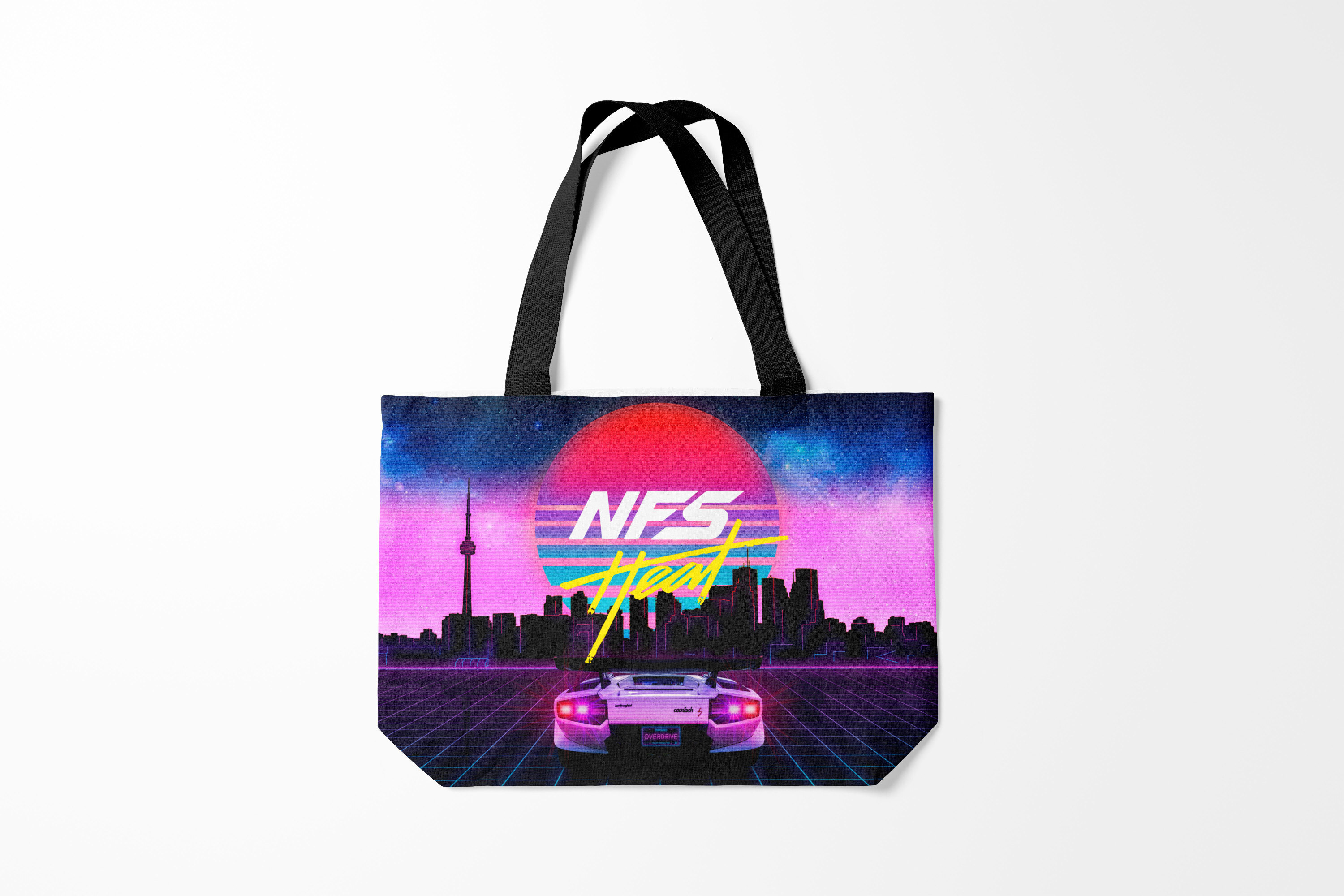 

Сумка шoппер унисекс Burnettie NFS Need For Speed Heat, фиолетовый, NFS Need For Speed Heat