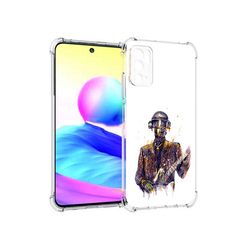 

Чехол MyPads Tocco для Xiaomi Poco M3 Pro космо-гитарист, Прозрачный, Tocco