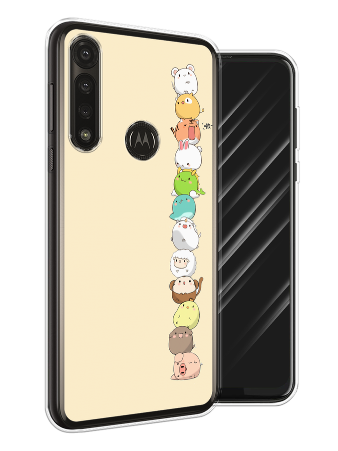 

Чехол Awog на Motorola Moto G Power 2020 "Питомцы Чиби", Разноцветный, 242650-2