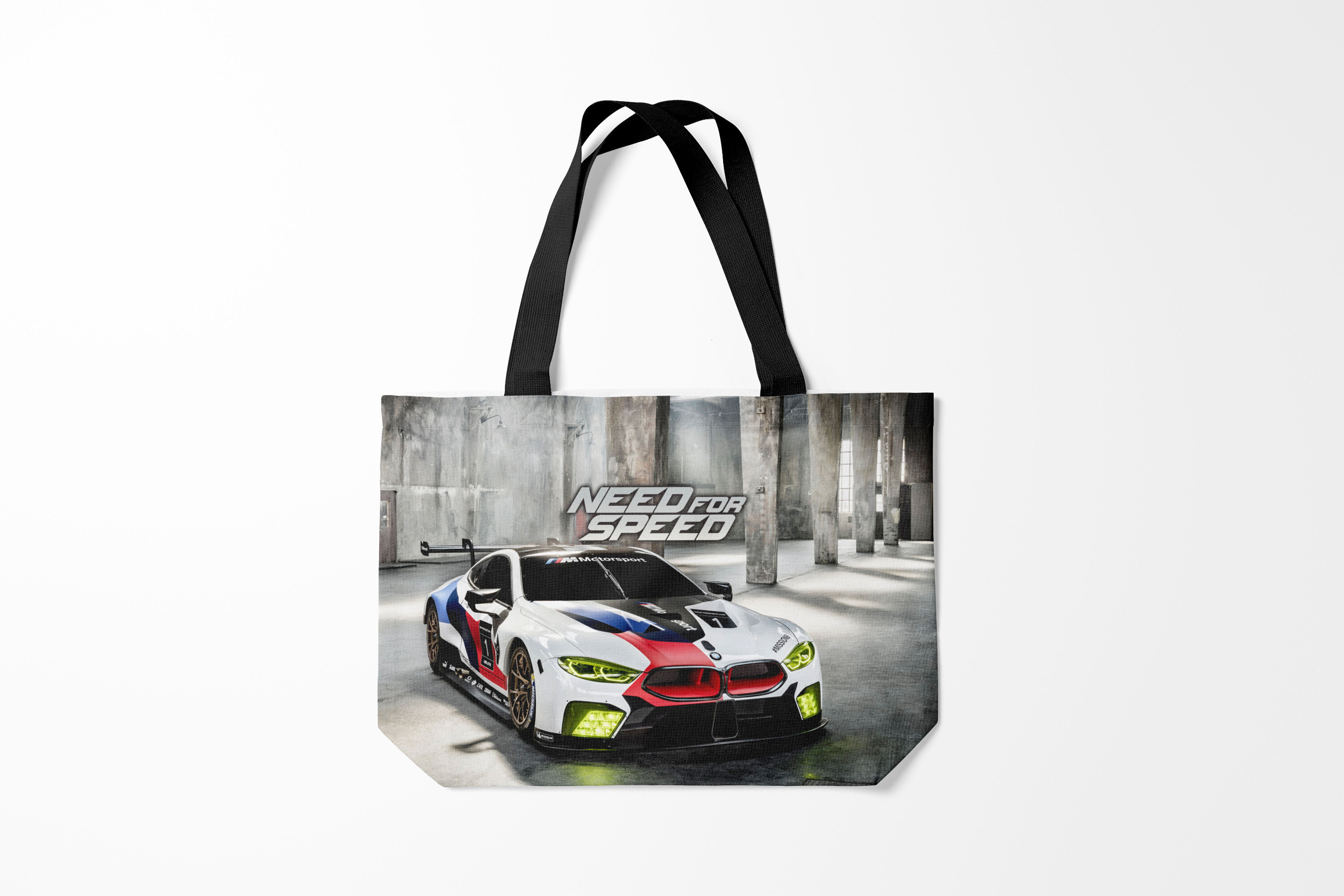 

Сумка шoппер унисекс Burnettie NFS Need for Speed, серый, NFS Need for Speed
