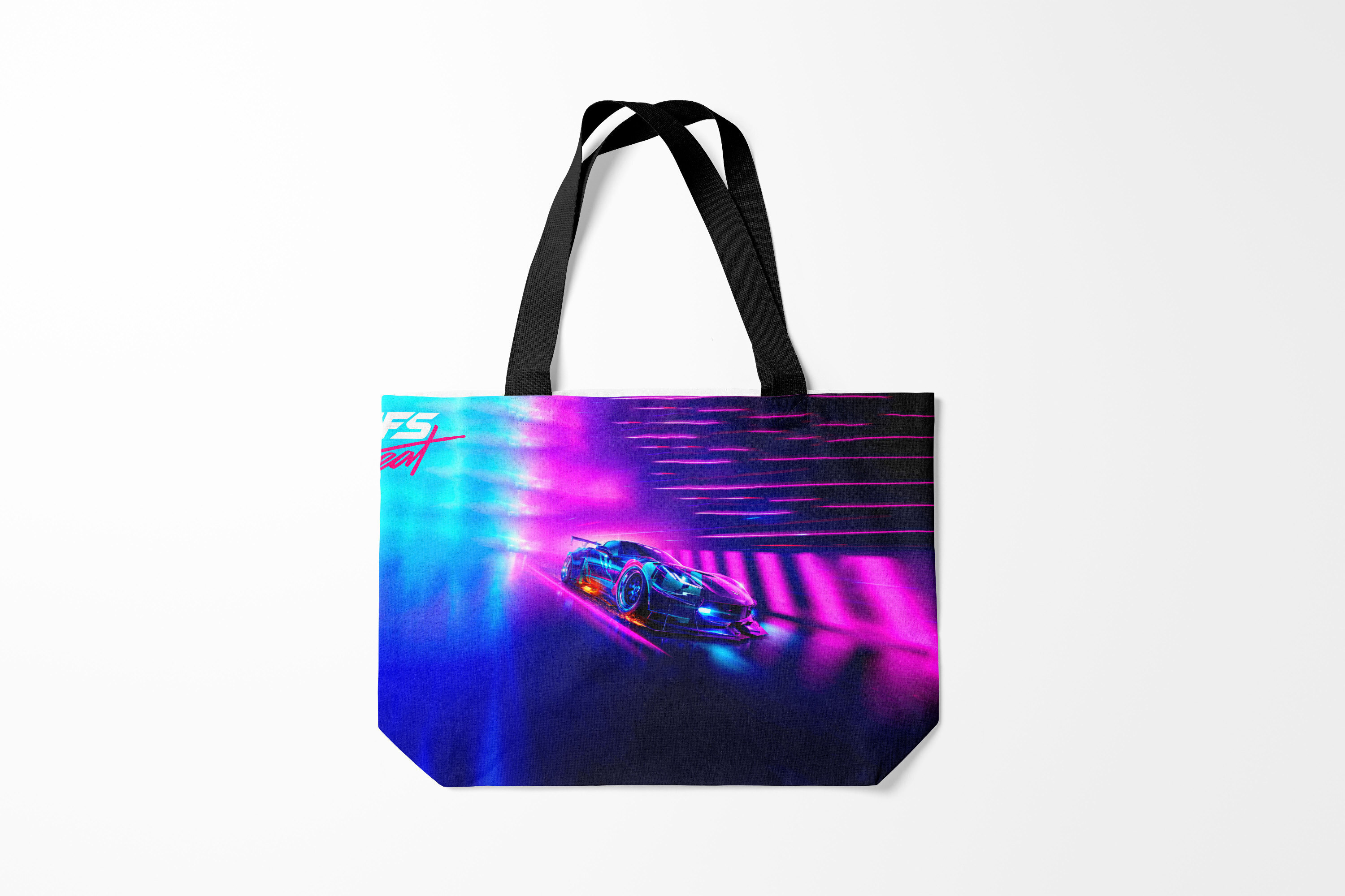 

Сумка шoппер унисекс Burnettie NFS Heat, фиолетовый, NFS Heat