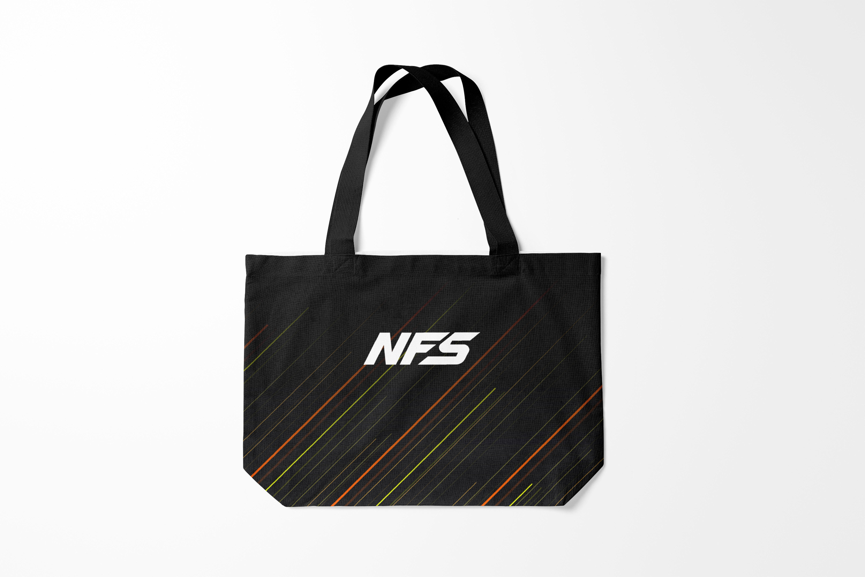 

Сумка шoппер унисекс Burnettie NFS, черный, NFS