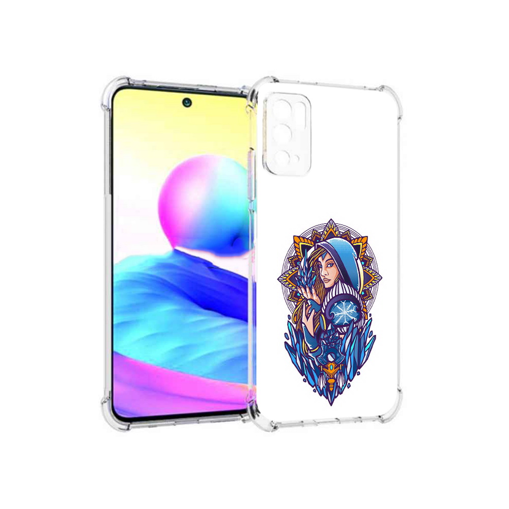 

Чехол MyPads Tocco для Xiaomi Poco M3 Pro кристал мейден дота 2, Прозрачный, Tocco
