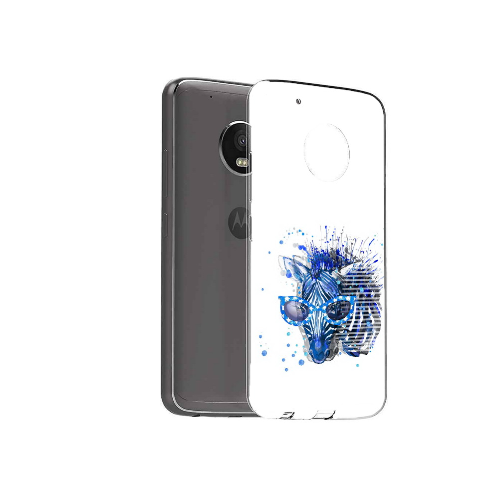 

Чехол MyPads Tocco для Motorola Moto G5 Plus расплывчатая зебра (PT67401.338.577), Прозрачный, Tocco
