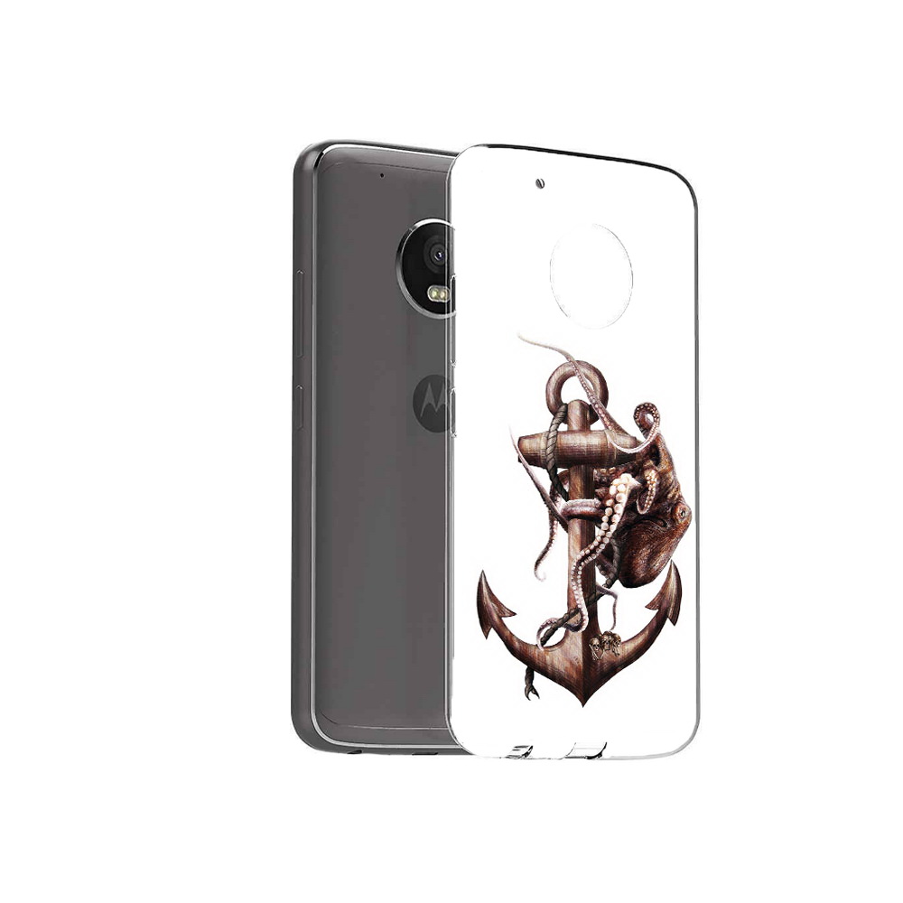 

Чехол MyPads Tocco для Motorola Moto G5 Plus ржавый якорь (PT67401.338.579), Прозрачный, Tocco
