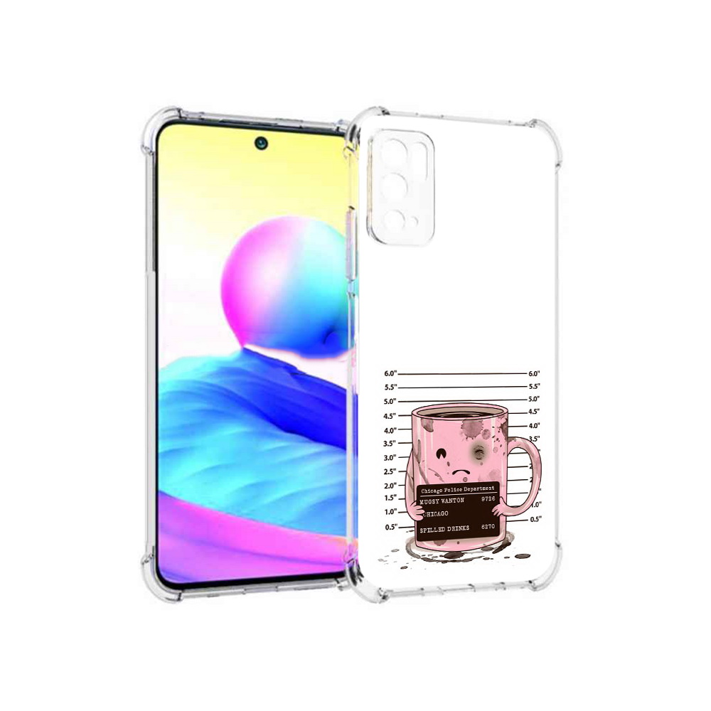 

Чехол MyPads Tocco для Xiaomi Poco M3 Pro кружка, Прозрачный, Tocco