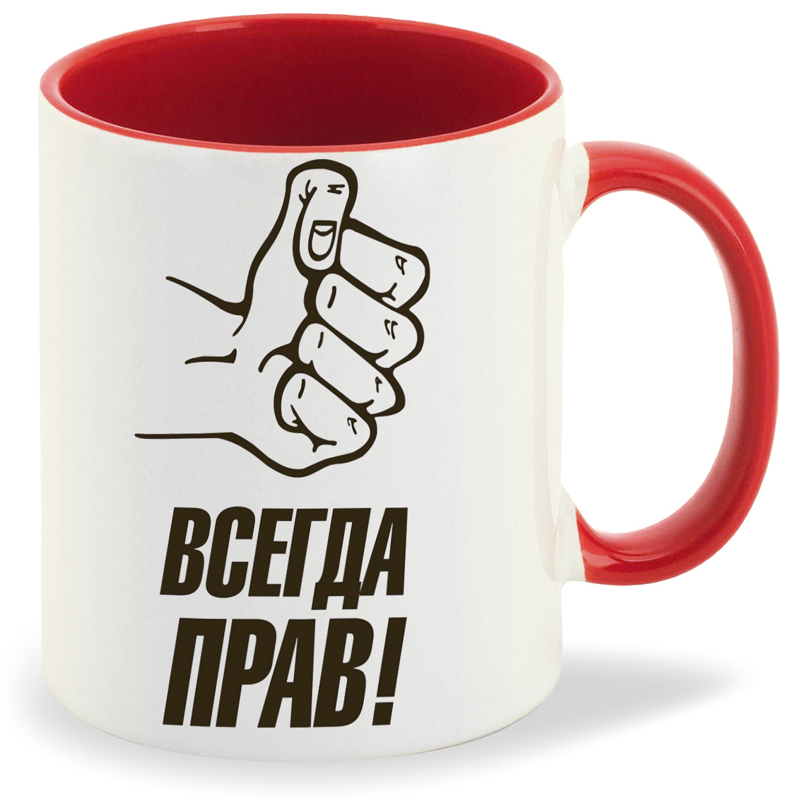 

Кружка CoolPodarok Всегда прав, Всегда прав