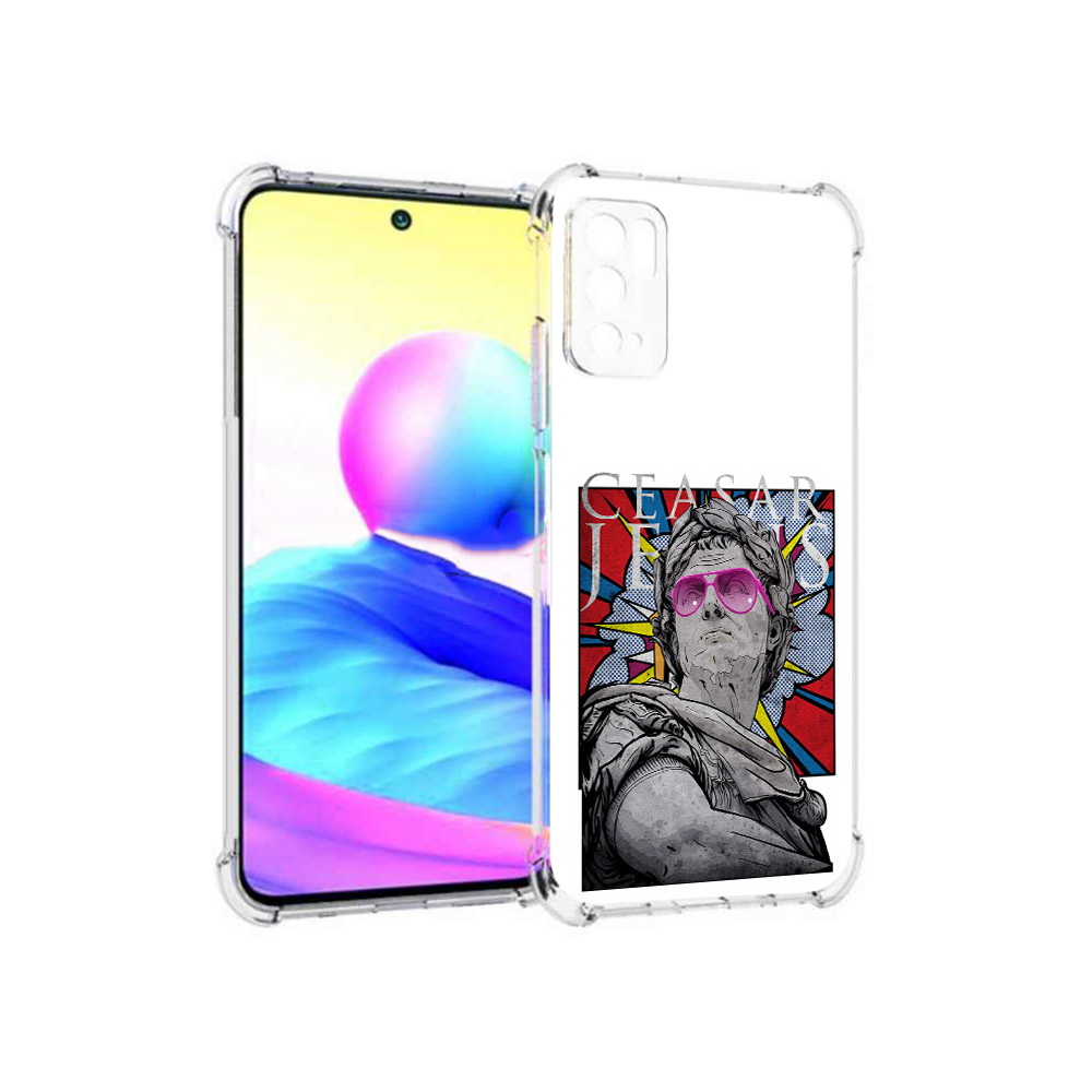 

Чехол MyPads Tocco для Xiaomi Poco M3 Pro крутая статуя свободы, Прозрачный, Tocco