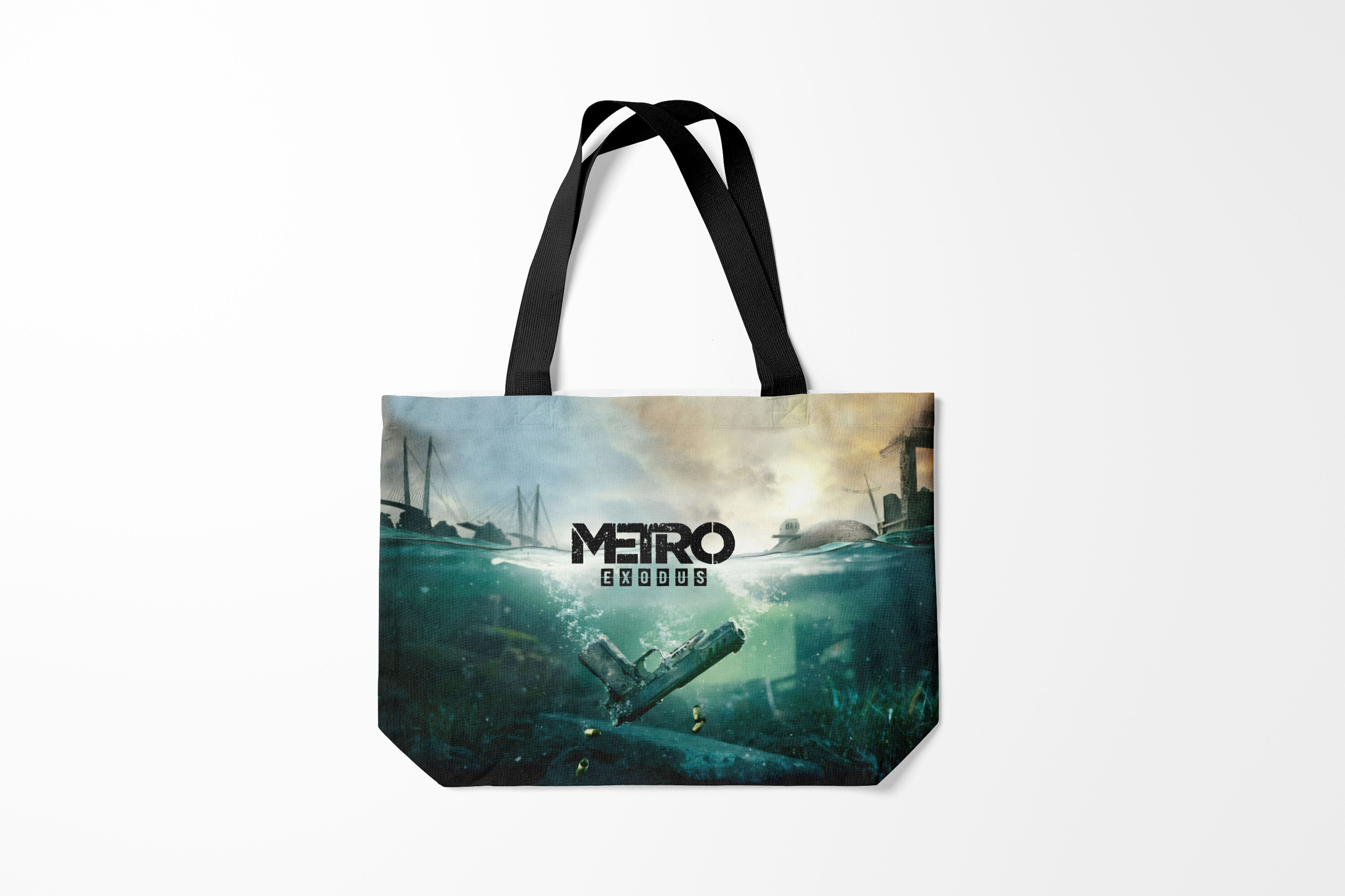 

Сумка шoппер унисекс Burnettie Metro EXODUS., бирюзовый, Metro EXODUS.