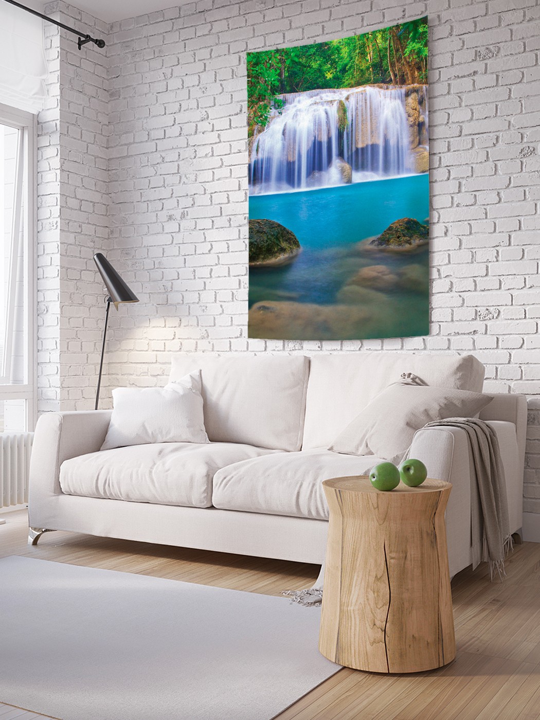 

Вертикальное фотопанно на стену JoyArty Водопадный купол 150x200 см, Водопадный купол