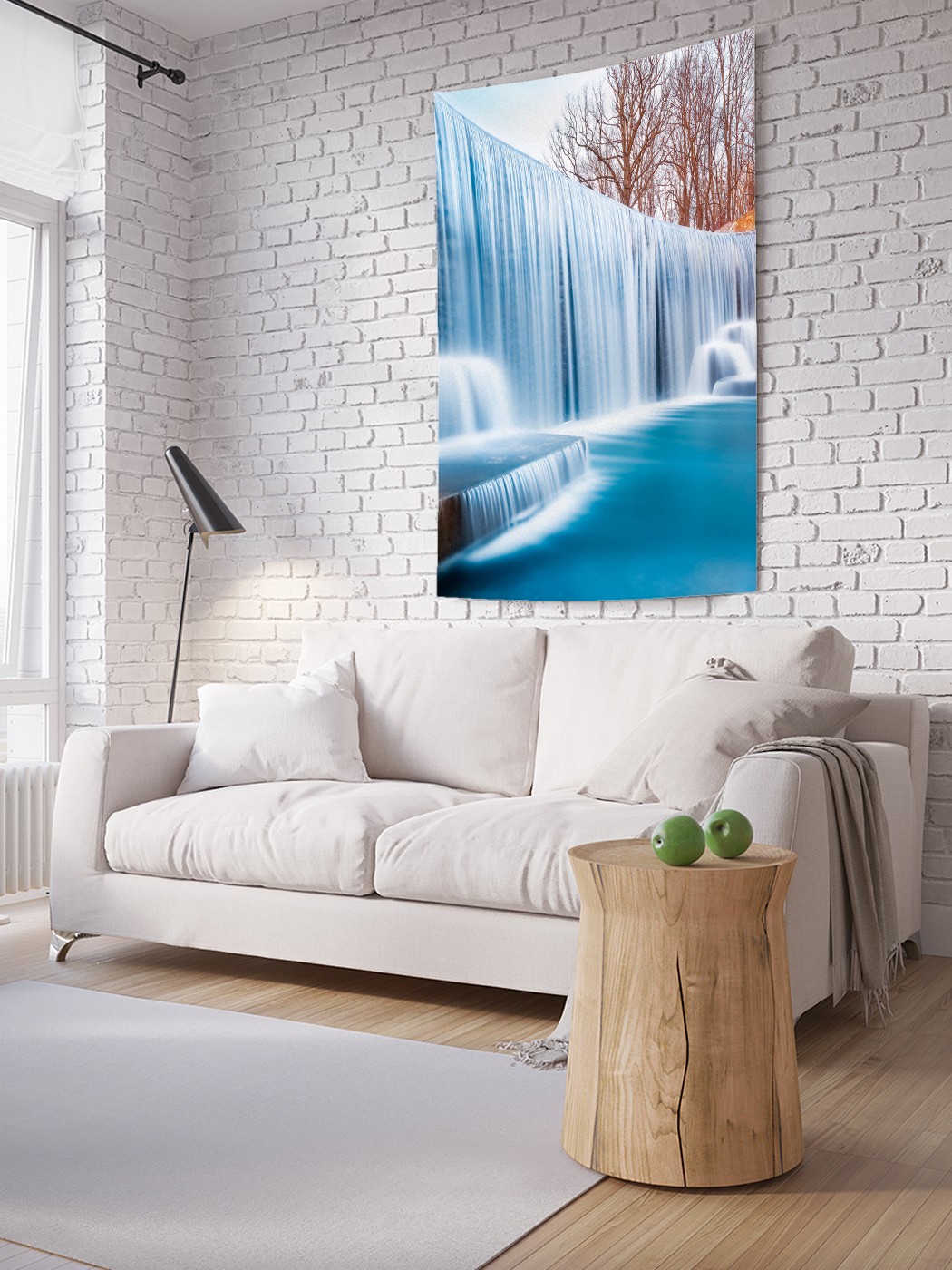 

Вертикальное фотопанно на стену JoyArty Водопадная стена 150x200 см, Водопадная стена