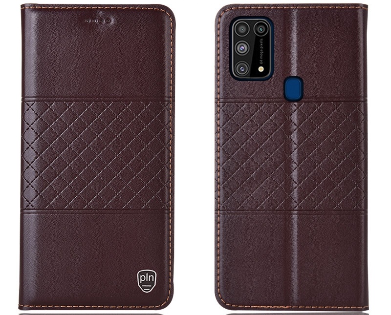 фото Чехол mypads для samsung galaxy m31 sm-m315 (2020) brown (147586)