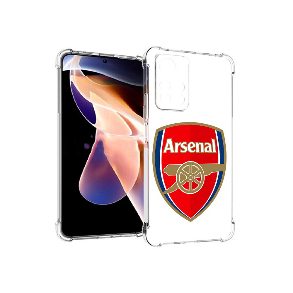 

Чехол MyPads Tocco для Xiaomi Redmi Note 11 Pro ФК Арсенал логотип (PT224811.282.174), Прозрачный, Tocco