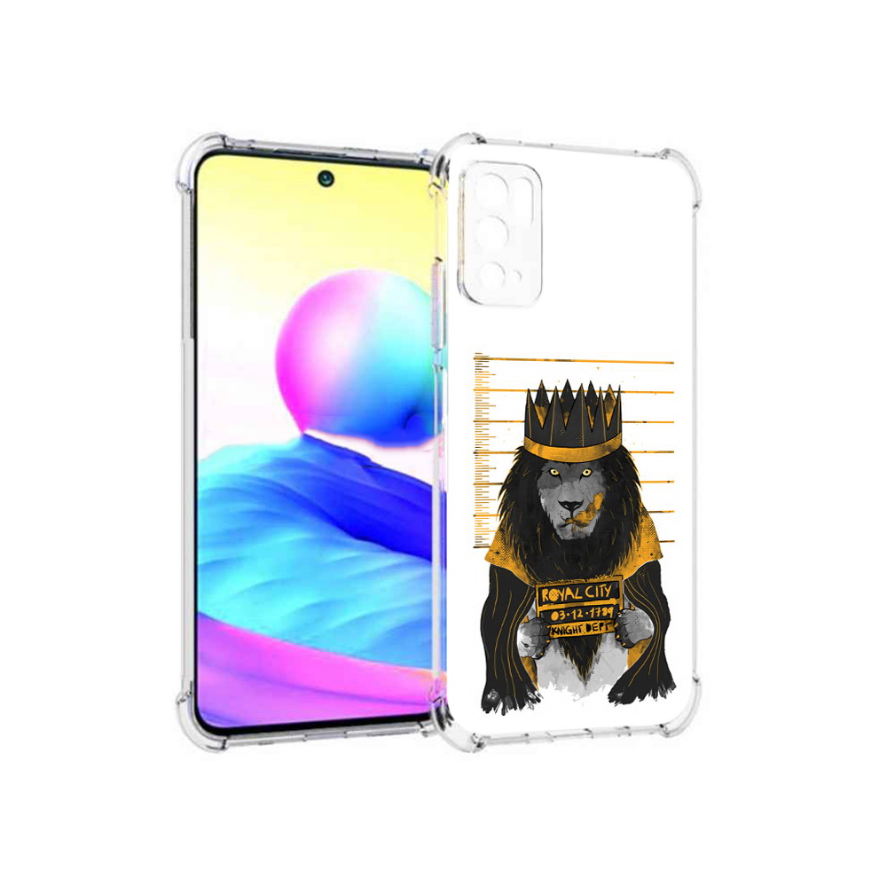 

Чехол MyPads Tocco для Xiaomi Poco M3 Pro лев в законе, Прозрачный, Tocco