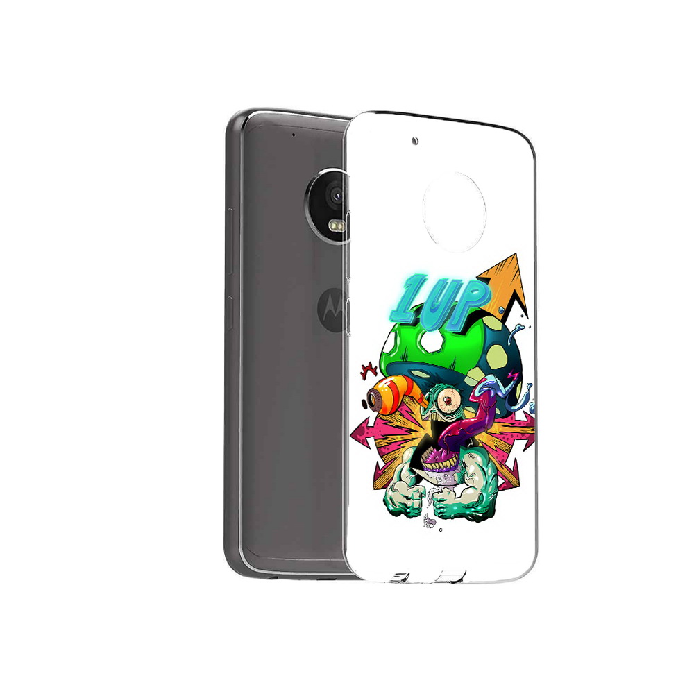 

Чехол MyPads Tocco для Motorola Moto G5 Plus сильный гриб абстракция (PT67401.338.599), Прозрачный, Tocco