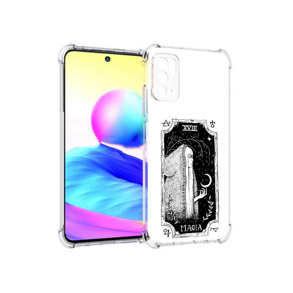 

Чехол MyPads Tocco для Xiaomi Poco M3 Pro лунная магия, Прозрачный, Tocco