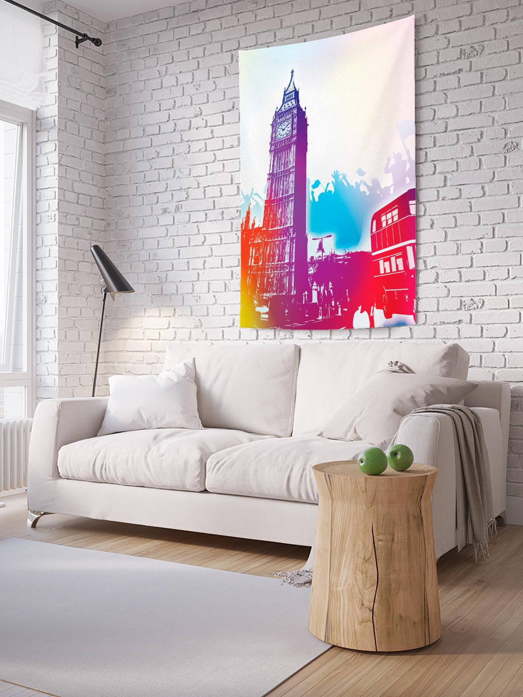 

Вертикальное фотопанно на стену JoyArty Красочный Лондон 150x200 см, Красочный Лондон