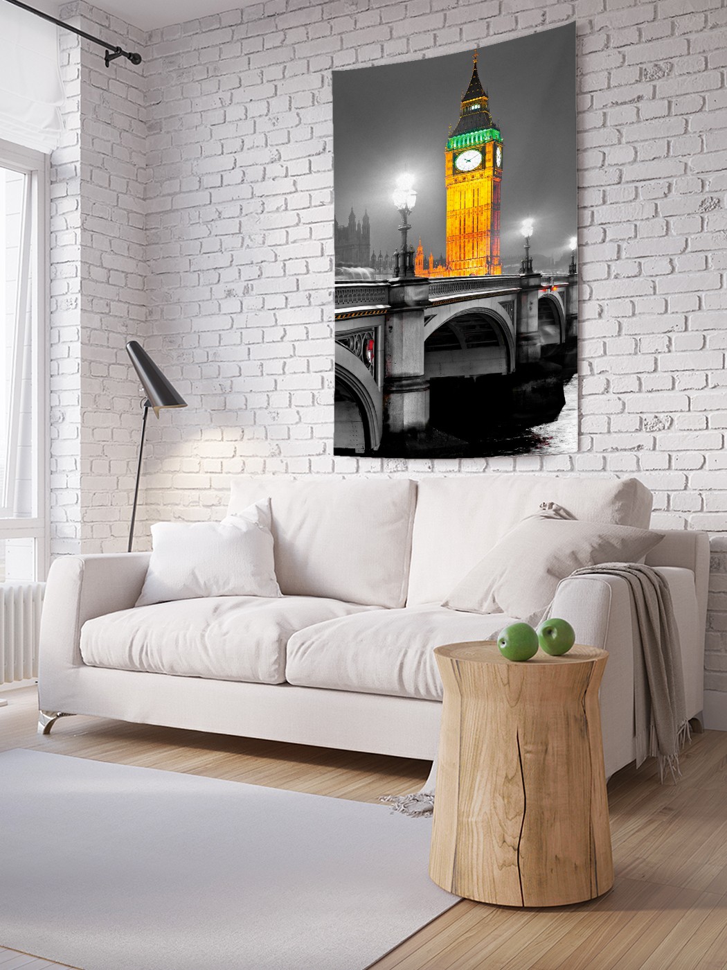

Вертикальное фотопанно на стену JoyArty Ночной Биг Бен 150x200 см, Ночной Биг Бен