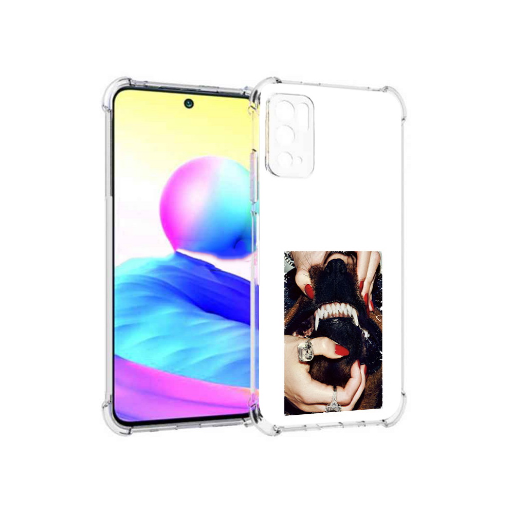 

Чехол MyPads Tocco для Xiaomi Poco M3 Pro маникюр, Прозрачный, Tocco