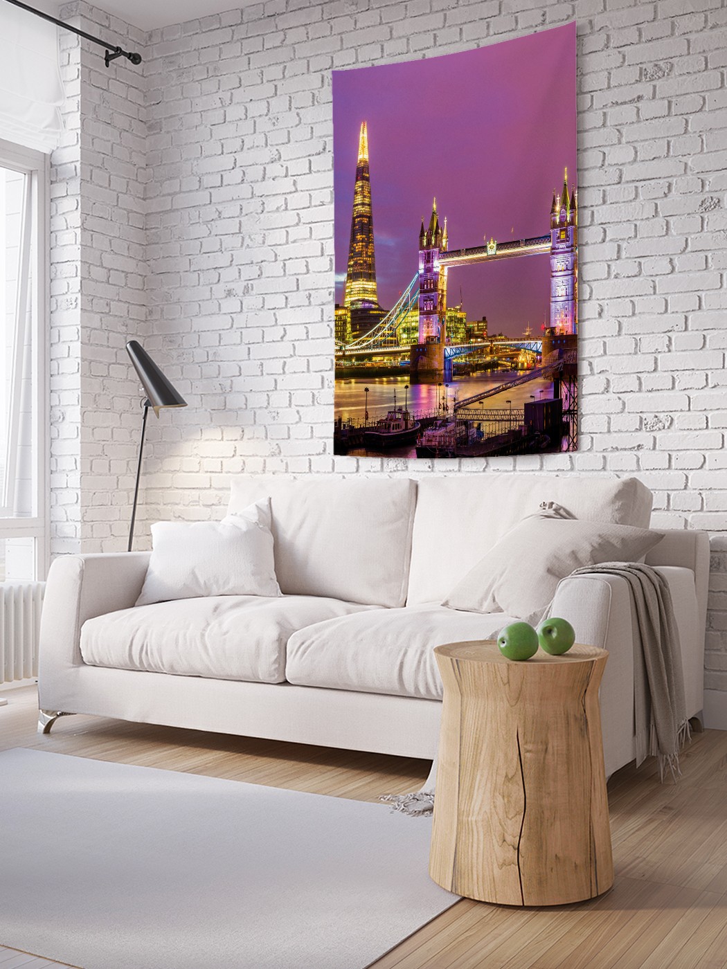 

Вертикальное фотопанно на стену JoyArty Ночной Лондон 150x200 см, Ночной Лондон