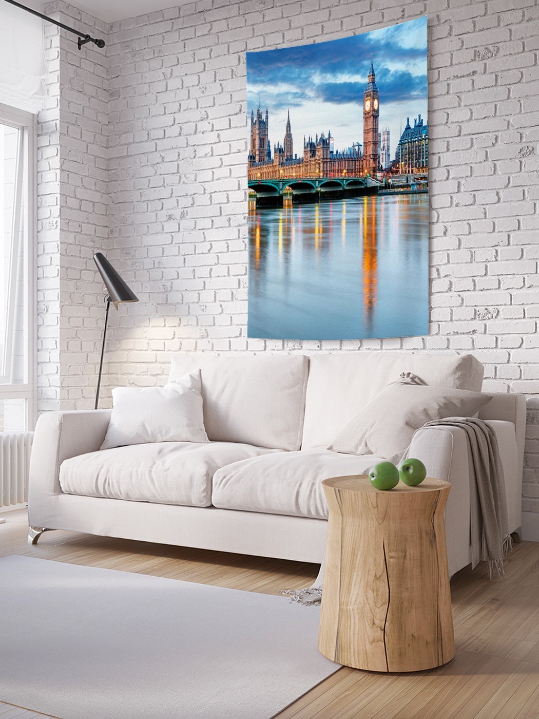 

Вертикальное фотопанно на стену JoyArty Лондон в отражении 150x200 см, Лондон в отражении