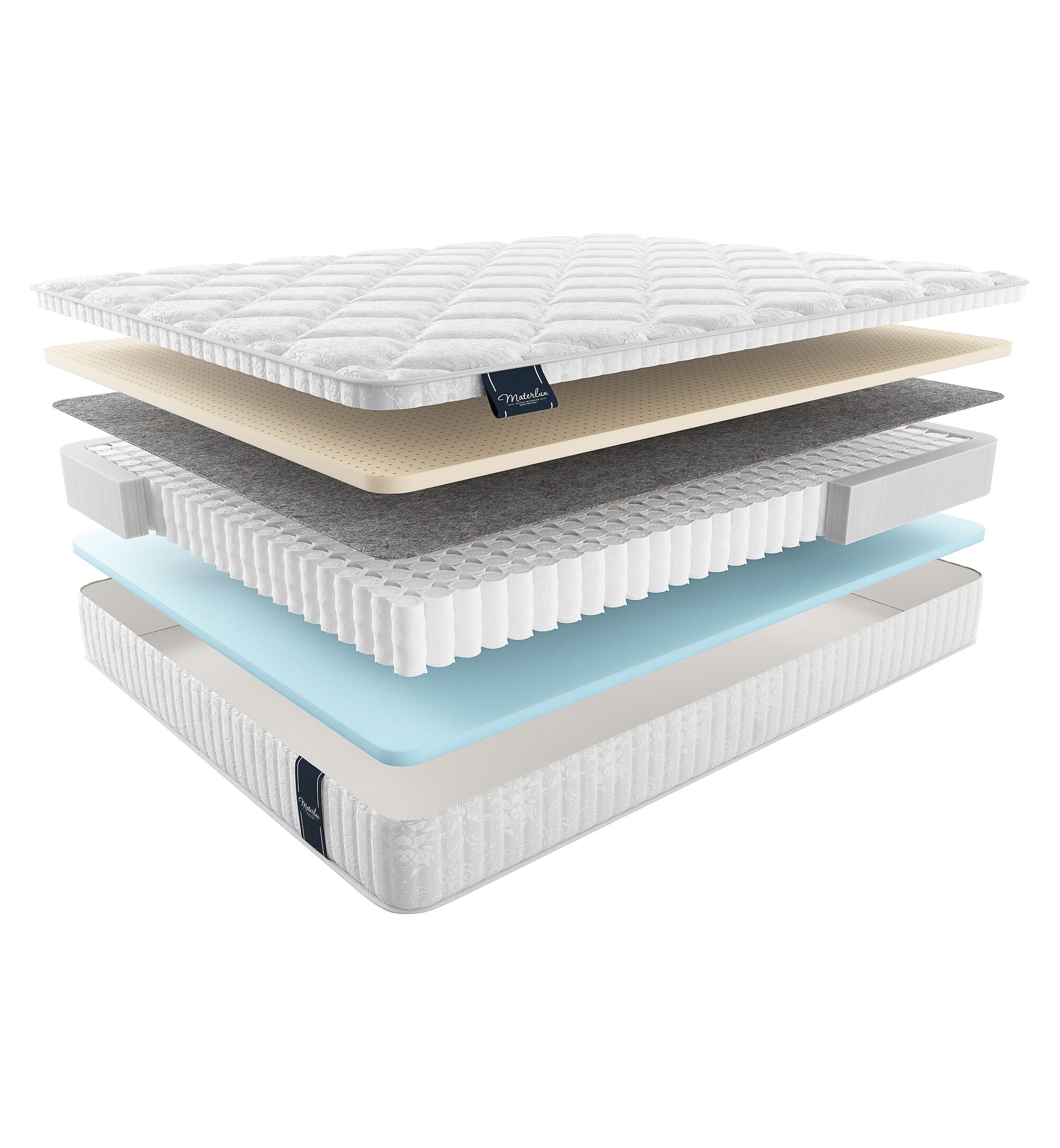 

Матрас Materlux Standart Ardila 160х195, Бежевый;белый;серый;серебристый, Ardila