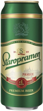 

Пиво Molson Coors Staropramen Premium ж/б 5% 0,5 л, Светлое