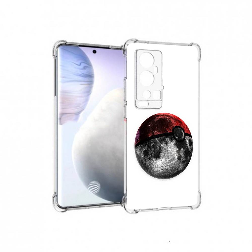 

Чехол MyPads Tocco для Vivo X60 Pro Plus планета покебол, Прозрачный, Tocco