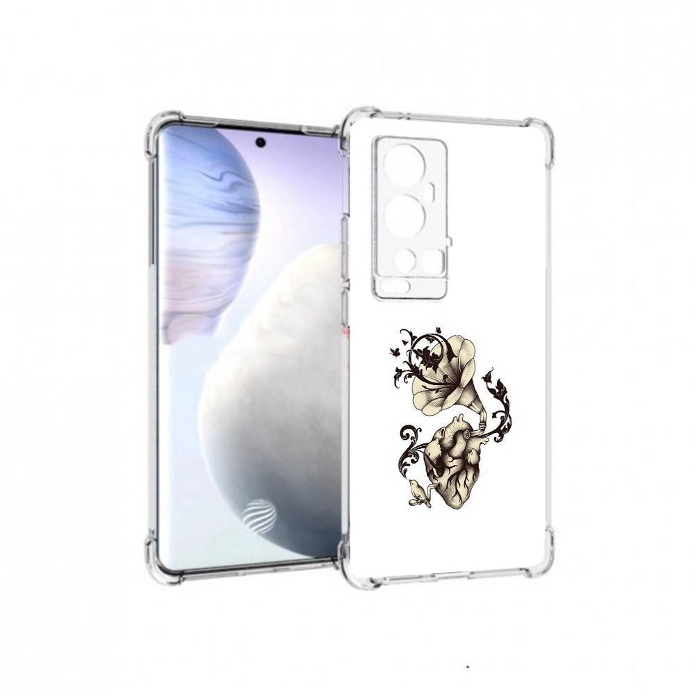 

Чехол MyPads Tocco для Vivo X60 Pro Plus Граммофон, Прозрачный, Tocco