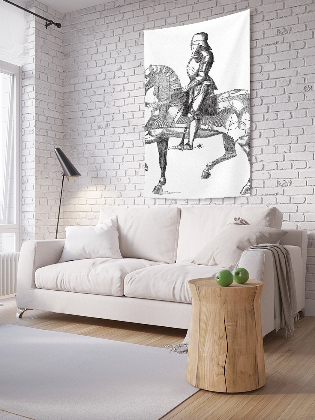 

Вертикальное фотопанно на стену JoyArty Бронированный рыцарь 150x200 см, Бронированный рыцарь