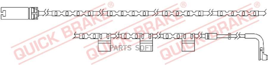 

QUICK BRAKE Датчик износа тормозных колодок задн MINI: Mini (R50/R53), John Cooper Works 0