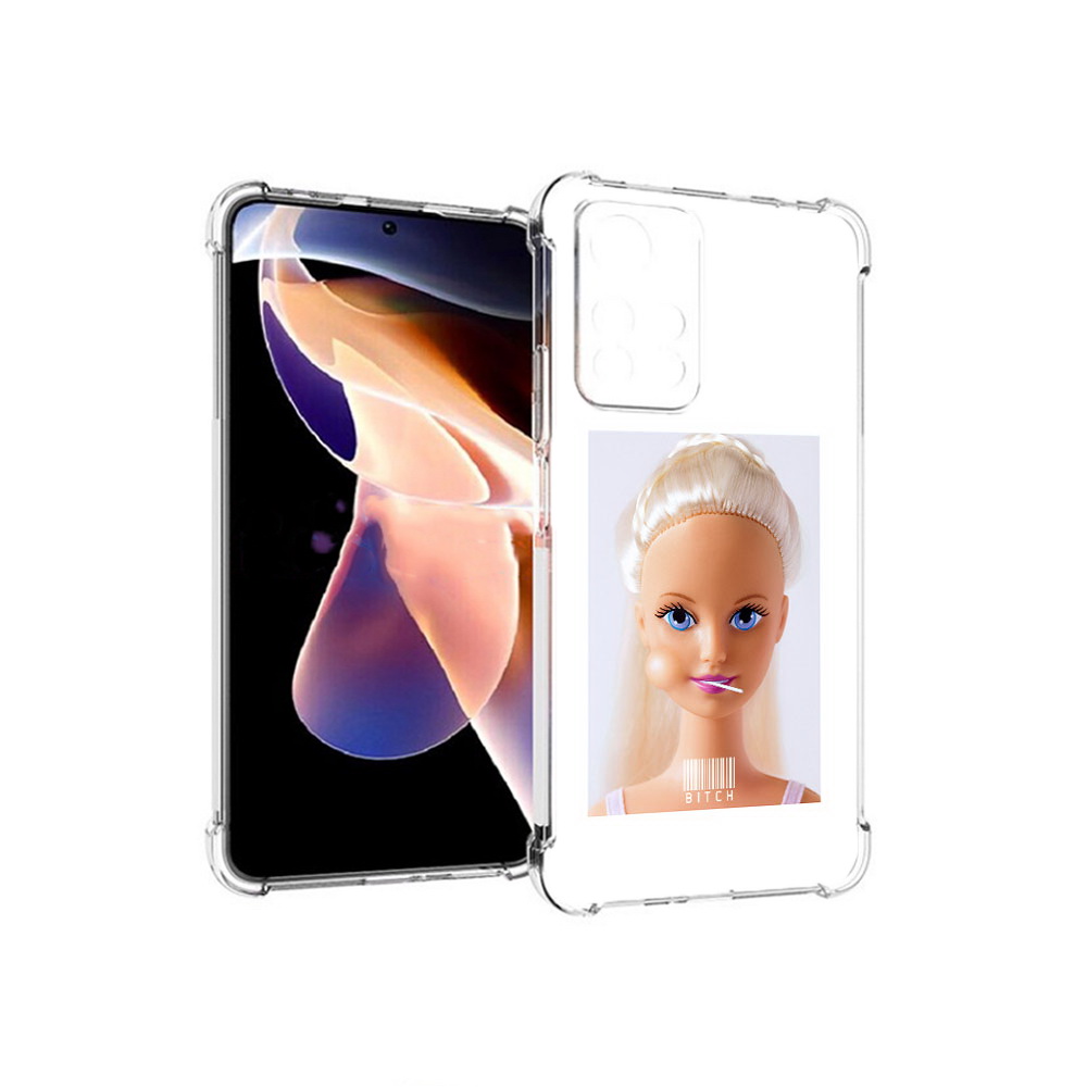 

Чехол MyPads Tocco для Xiaomi Redmi Note 11 Pro барби (PT224811.282.226), Прозрачный, Tocco