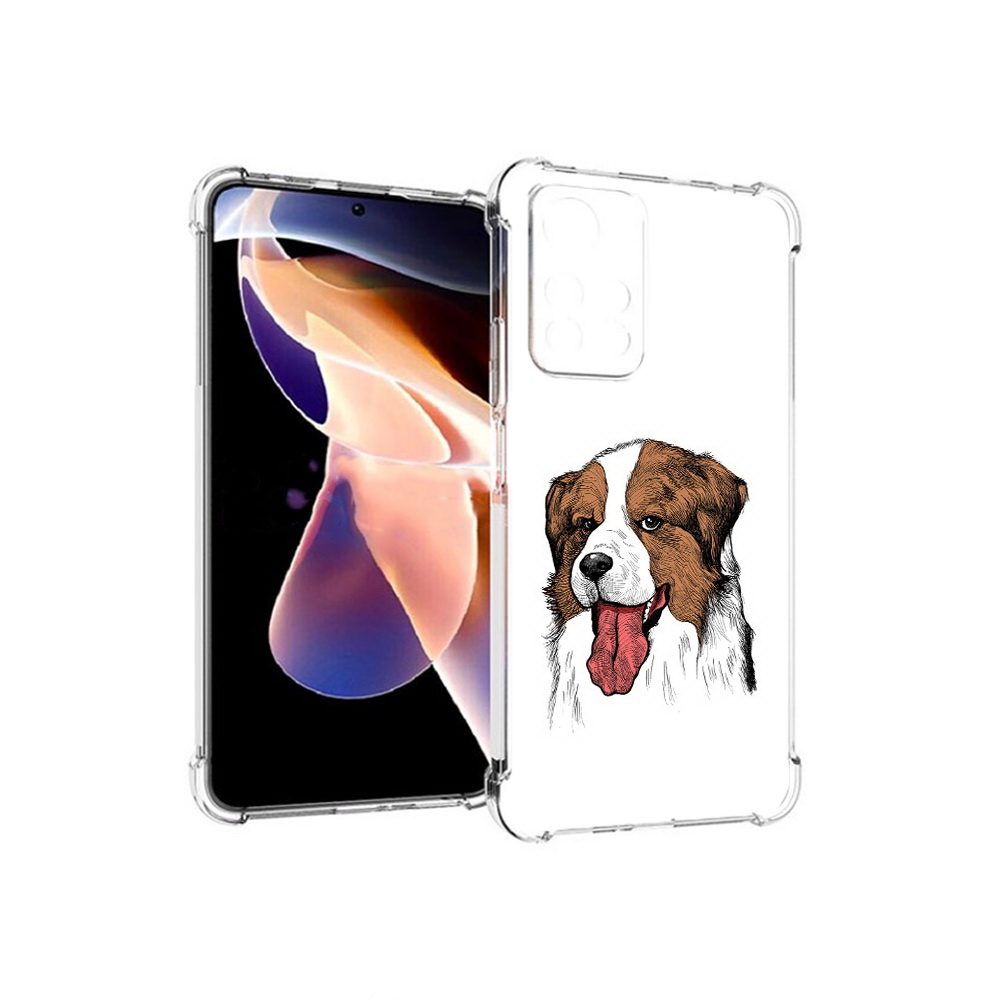 

Чехол MyPads Tocco для Xiaomi Redmi Note 11 Pro бетховен (PT224811.282.230), Прозрачный, Tocco