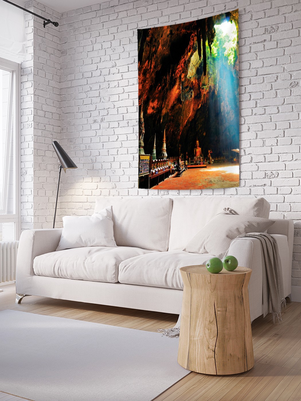 

Вертикальное фотопанно на стену JoyArty Пещерный храм 150x200 см, Пещерный храм