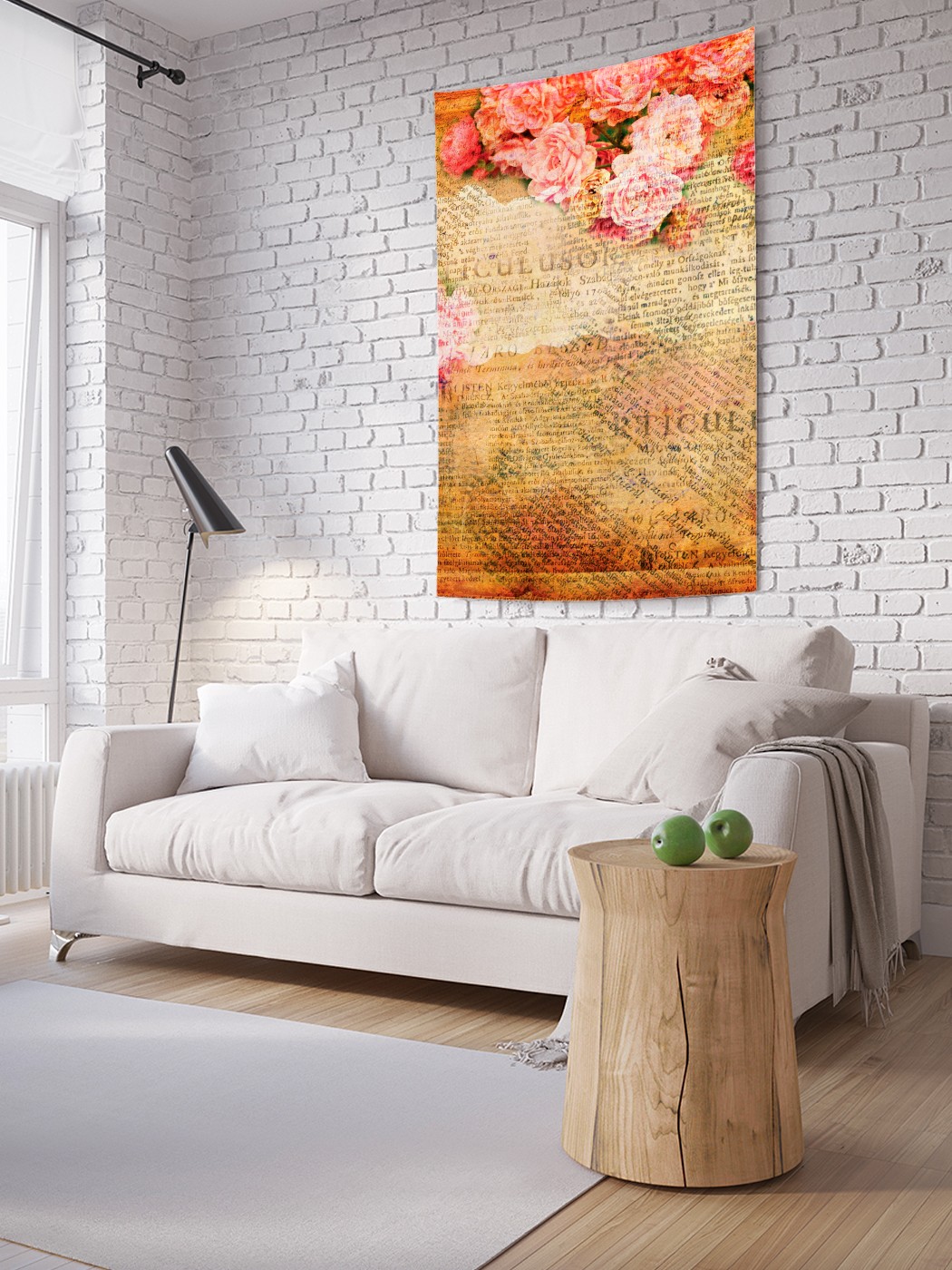 

Вертикальное фотопанно на стену JoyArty Цветочные знания 150x200 см, Цветочные знания